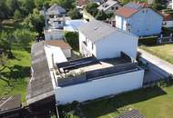 Großzügiges Wohnhaus, Nebentrakt und Betriebshalle mit Lackieranlage