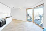 Sonnwendviertel: 1-Zimmer-Wohnung mit Balkon in der 4. Etage – Fitnessraum, Co-Working &amp; Rooftop-Terrasse inklusive!
