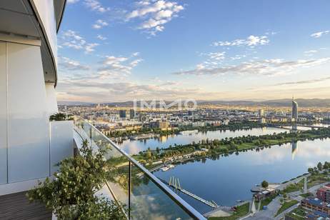 DANUBEFLATS. 40. Etage inkl. 30m2 Balkon - The One And Only, Wohnung-kauf, 798.000,€, 1220 Wien 22., Donaustadt