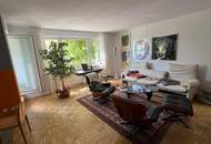 Architektenwohnung in Gersthof – 3 Zimmer im 1. Stock mit eigenem Garten, Terrasse und Loggia, Lift, offener Kamin, hochwertigste Ausstattung