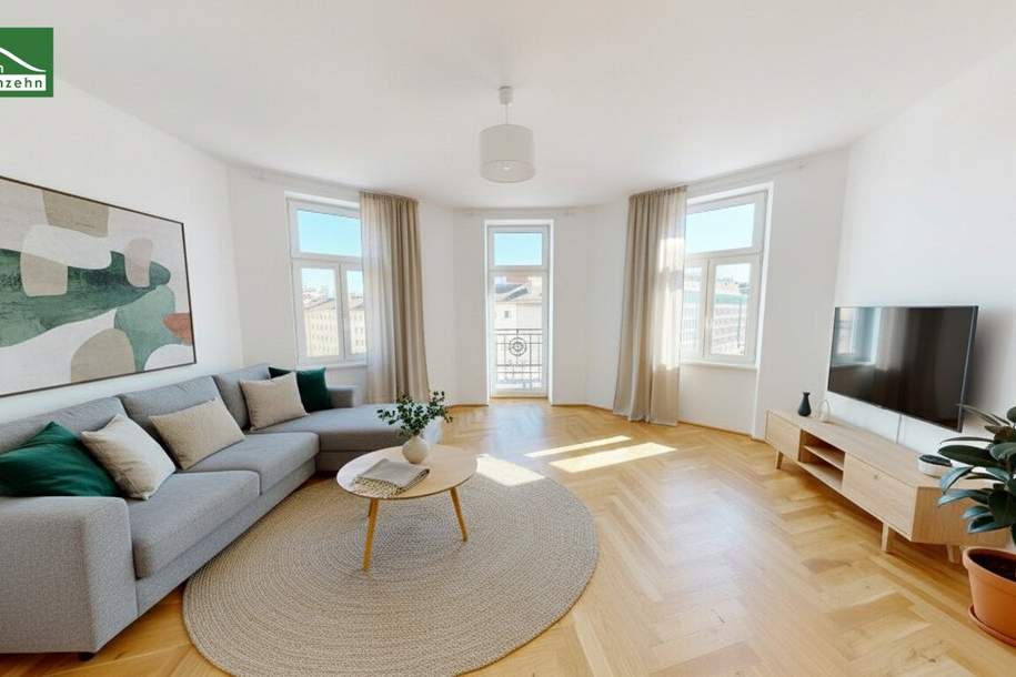 Attraktive 3-Zimmer-Wohnung mit Balkon und Premium-Ausstattung in 1030 Wien. - WOHNTRAUM, Wohnung-kauf, 539.001,€, 1030 Wien 3., Landstraße