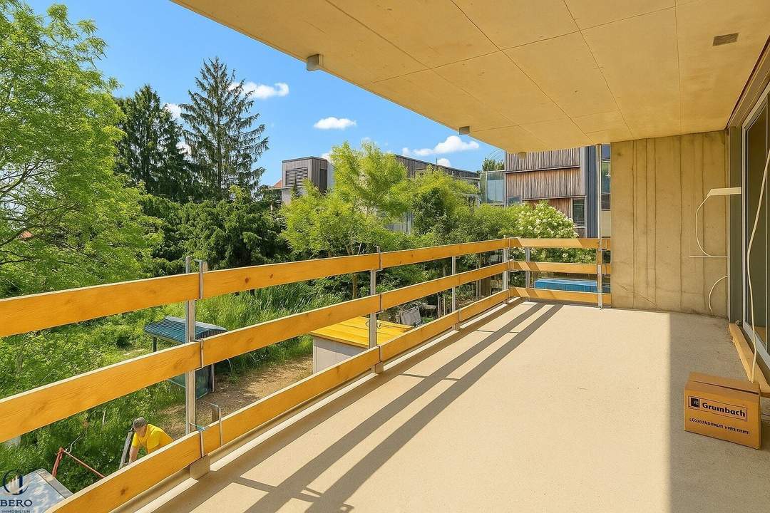 2-Zimmer-Wohnung mit offener Küche und großzügiger Terrasse