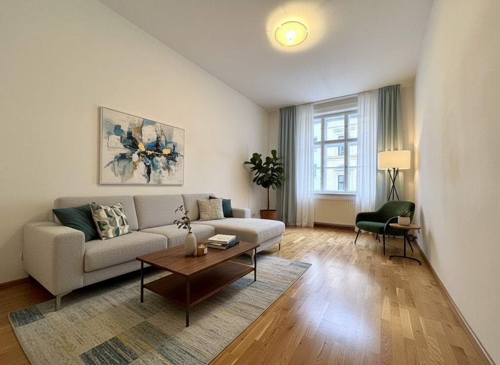 1030! Hübsches, frisch saniertes 2-Zimmer Eigentum Nähe U3/Kardinal Naglplatz!