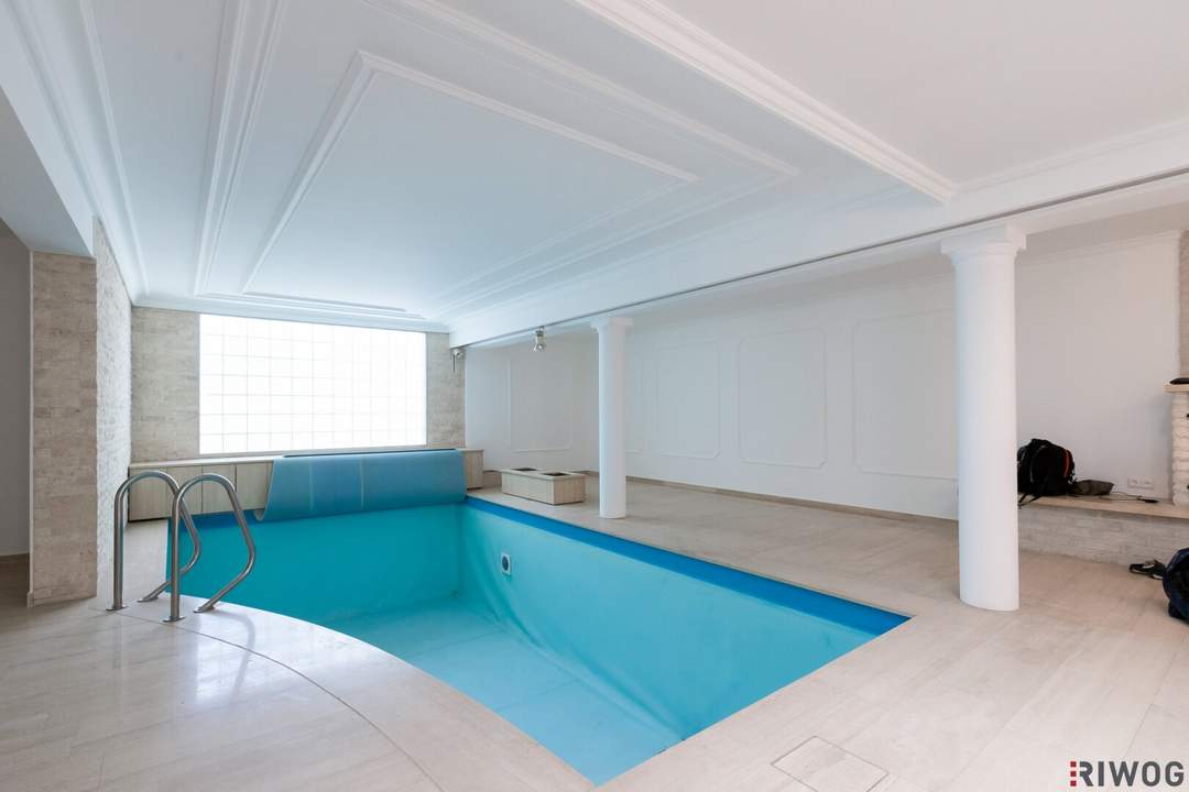 *** RARITÄT!!!! - WELLNESSOASE - INDOOR-POOL - SAUNA - EINBAUKÜCHE - WEINGEWÖLBE ***