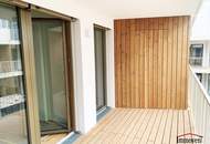 Zentrale Lage und Ruhelage: Hofseitige, moderne 2-Zimmerwohnung mit großer Loggia!