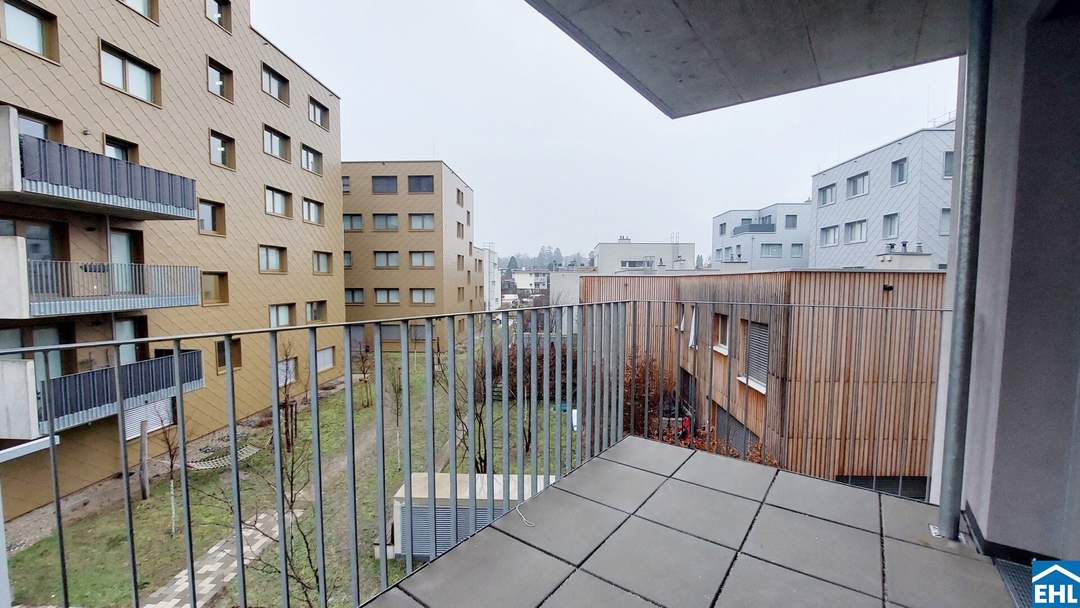WOHNQUARTIER WILDGARTEN - 2-Zimmer Wohnung mit westseitigem Balkon direkt am Rosenhügel