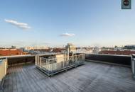 Bis Feb. 2028 befristet vermietete klimatisierte Dachgeschoss Maisonette mit 2 Terrassen und Kamin nahe Uno City!