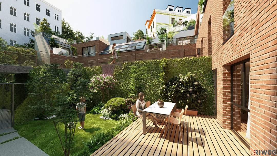 GROHGASSE 10 | einzigartige 2-Zimmer Altbauwohnung mit Garten in absoluter Hofruhelage | Fernwärme plus Bodenkühlung