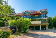 Dachgeschoßwohnung im Villenviertel Lawies – Zwei Terrassen, Doppelgarage und Wienerwald!