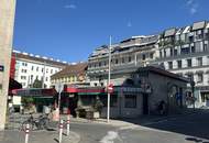 Blick über die Dächer Wien, ums Eck der Schwendermarkt.