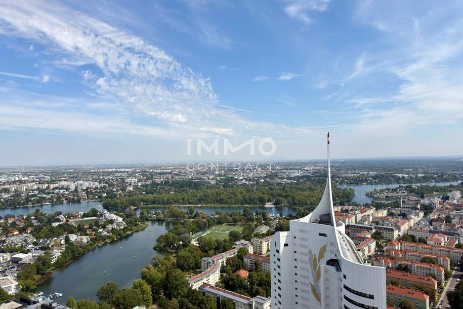 37. Etage: Skyline-Zuhause - DC2 Tower: U1 Donauinsel, Wohnung-miete, 1.100,00,€, 1220 Wien 22., Donaustadt