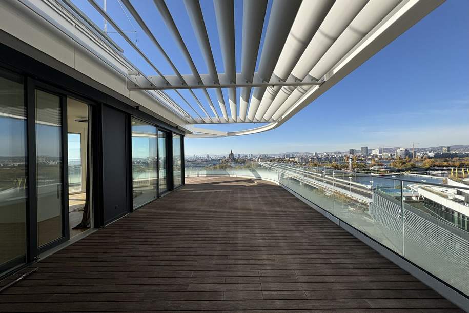 DANUBE VIEW - Exklusive 4 Zimmer Wohnung am Wasser, Wohnung-miete, 5.290,01,€, 1220 Wien 22., Donaustadt