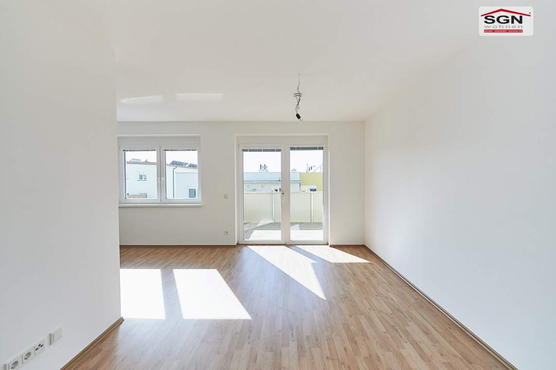 Heizkosten inkludiert! Gemütliche 2-Zimmer Genossenschaftswohnung Junges Wohnen in Seefeld-Kadolz mit Balkon und Stellplatz!