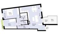 3-Zimmer-Erstbezugs-Wohnung mit Balkon zum Innenhof nahe AKH