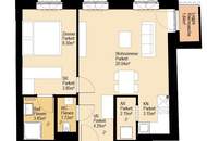 Erstbezug nach Sanierung: Schöne 2 Zimmer-Wohnung mit Loggia und Top-Anbindung