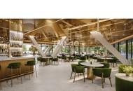 Attraktive Gastronomiefläche in den Danubeflats - direkt an der Donauinsel