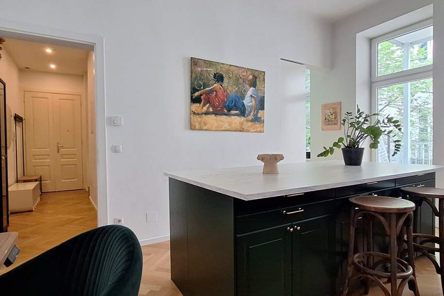 🏡 Wohnen mit Klasse: sanierter Altbau, Fischgrätparkett & 16 m² Freifläche ☀️, Wohnung-kauf, 498.500,€, 1040 Wien 4., Wieden