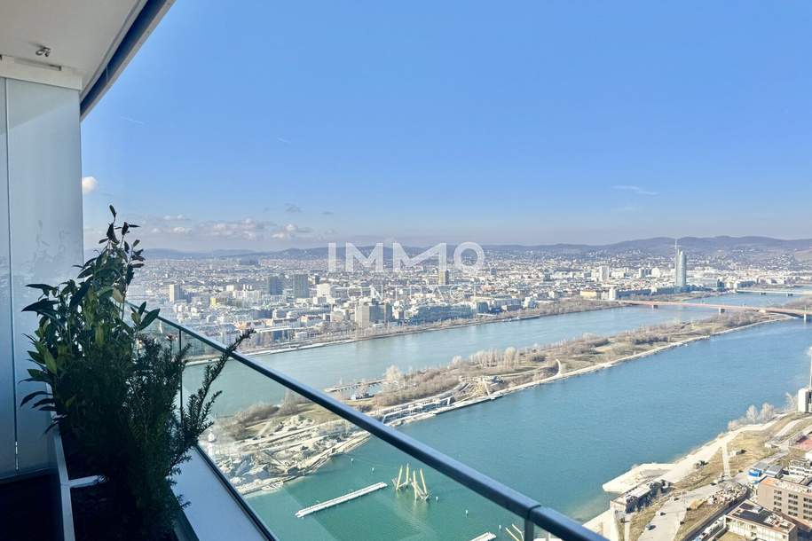 ERSTBEZUG: Höchstgelegenes 3-Zimmer-Apartment Österreichs - DANUBEFLATS, wo Träume Realität werden, Wohnung-kauf, 1.691.500,€, 1220 Wien 22., Donaustadt