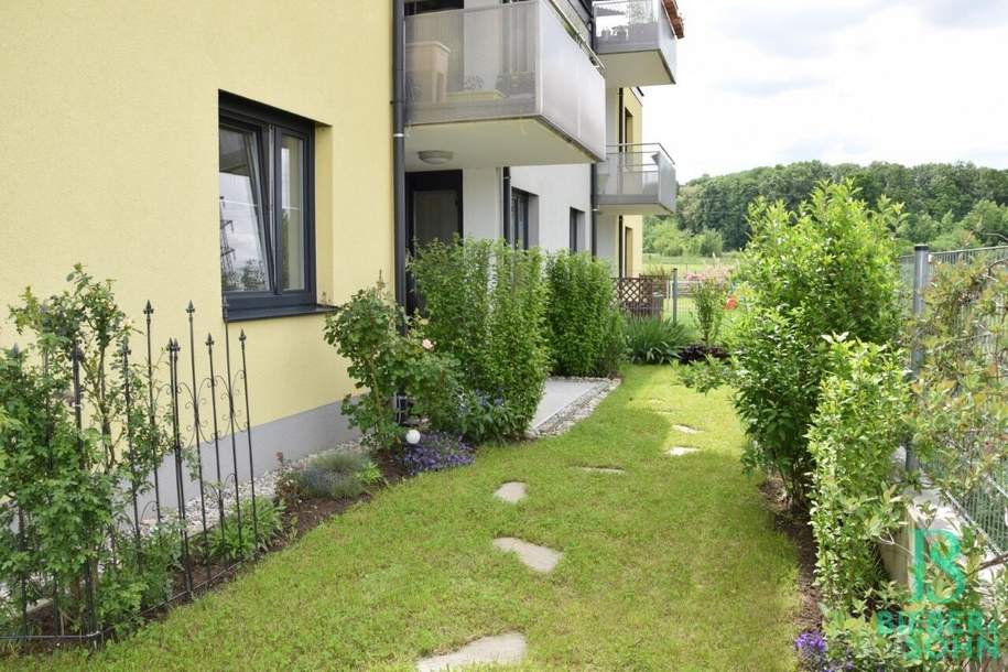 Exklusive, sonnige Garten-Wohnung! 2 Autoabstellplätze! Neubau!, Wohnung-kauf, 240.000,€, 3042 Tulln