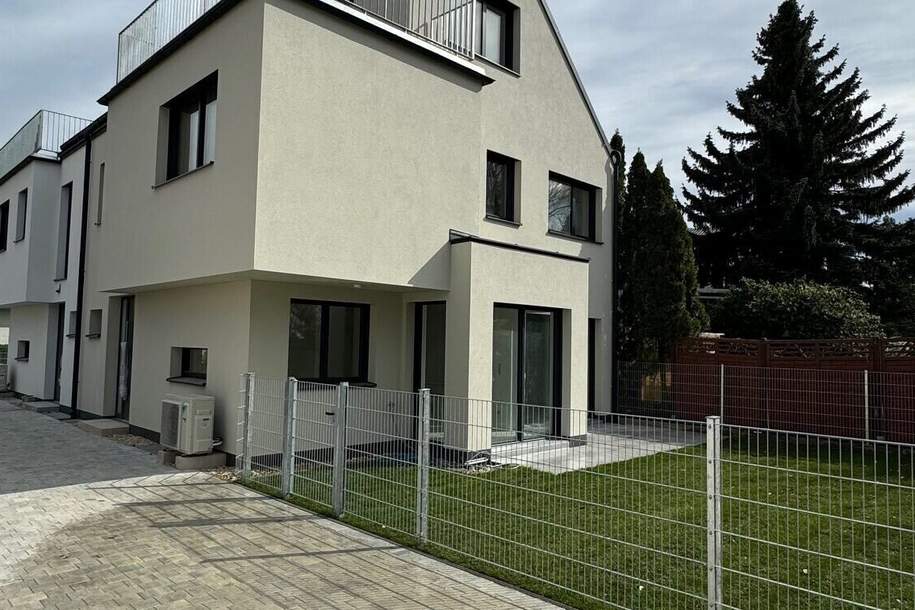 Erstbezug mit Garten und 2 Terrassen: Moderne Doppelhaushälfte in Top-Lage von Wien mit MIETKAUF OPTION, Haus-miete, 3.292,00,€, 1220 Wien 22., Donaustadt