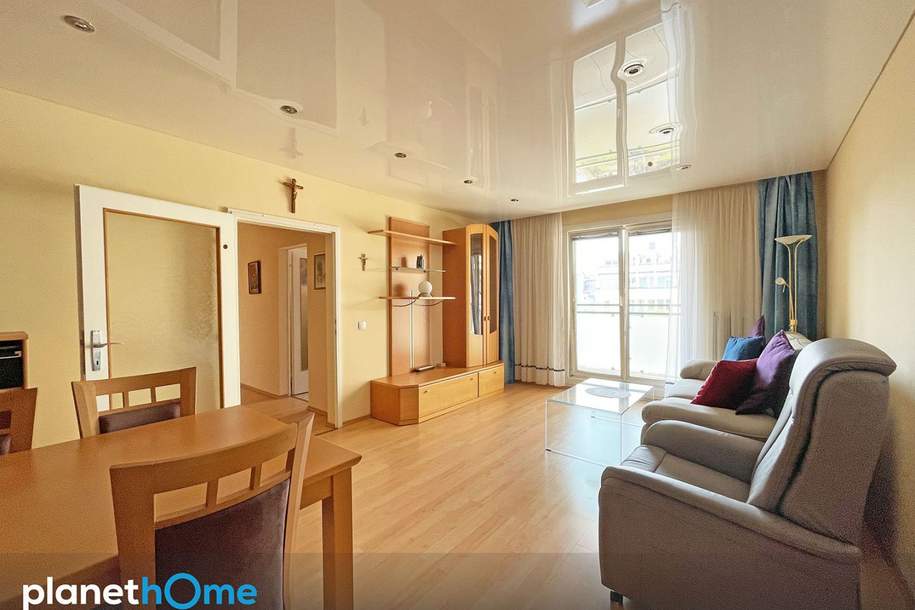 Lichtdurchflutete 3-Zimmer-Wohnung mit Loggia - hohes Stockwerk, gepflegter Zustand, Wohnung-kauf, 249.000,€, 1100 Wien 10., Favoriten