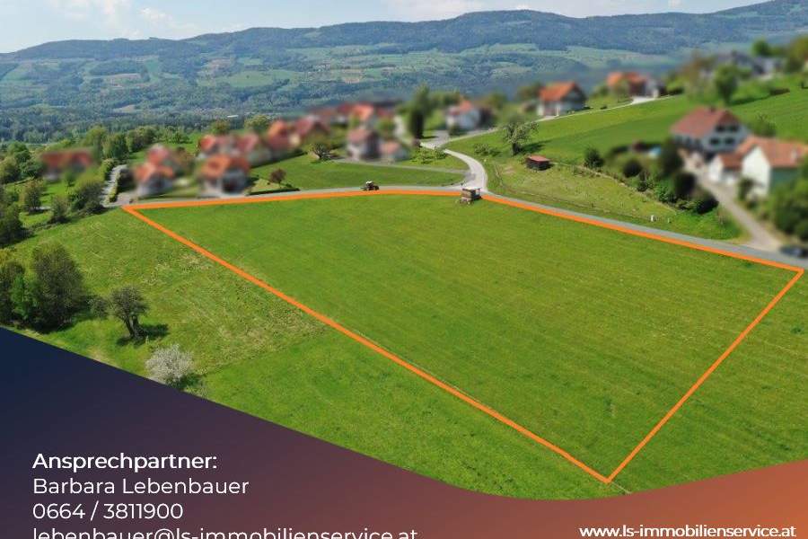Wohnen am Pöllauberg! Bauplätze in bester Lage mit Aussicht und Lebensqualität!, Grund und Boden-kauf, 51.650,€, 8225 Hartberg-Fürstenfeld