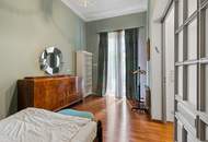 Exklusive vollmöblierte Designer-Altbauwohnung mit Lift direkt in die Wohnung & Parkblick