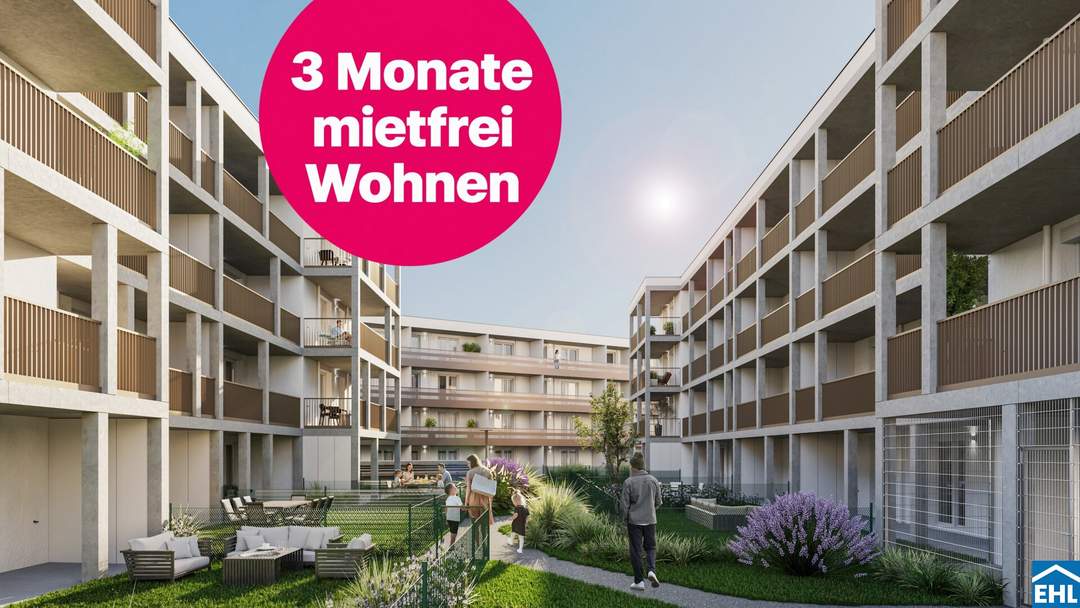 Wohnen im Grünen – zu Hause im Wiener Süden.