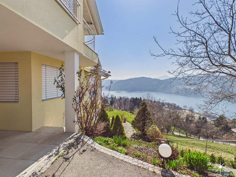Panorama-Residenz Millstatt: Wo Wohndesign auf grenzenlose Freiheit trifft. Exklusives Anwesen mit Seeblick.