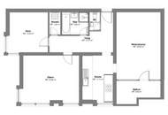 3 Zimmerwohnung mit Karrenblick