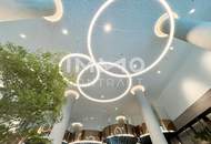 Möbliertes Apartment im 42. Stock mit Weitblick auf die Donau! Pool, Spa und Fitness inklusive!