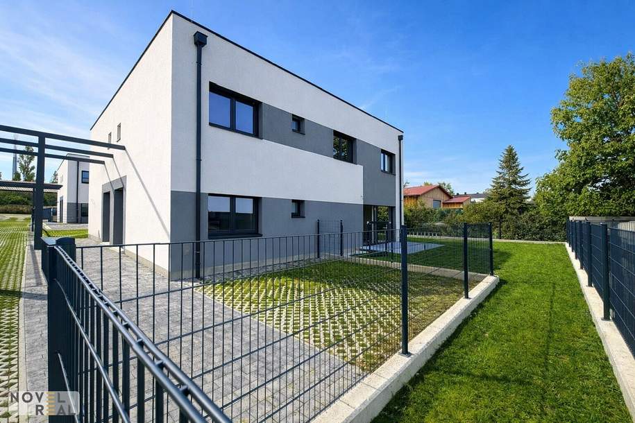 ERSTBEZUG VOR DEN TOREN WIENS - DOPPELHAUSHÄLFTE MIT STELLPLÄTZEN AUF EIGENGRUND, Haus-kauf, 599.000,€, 2322 Bruck an der Leitha