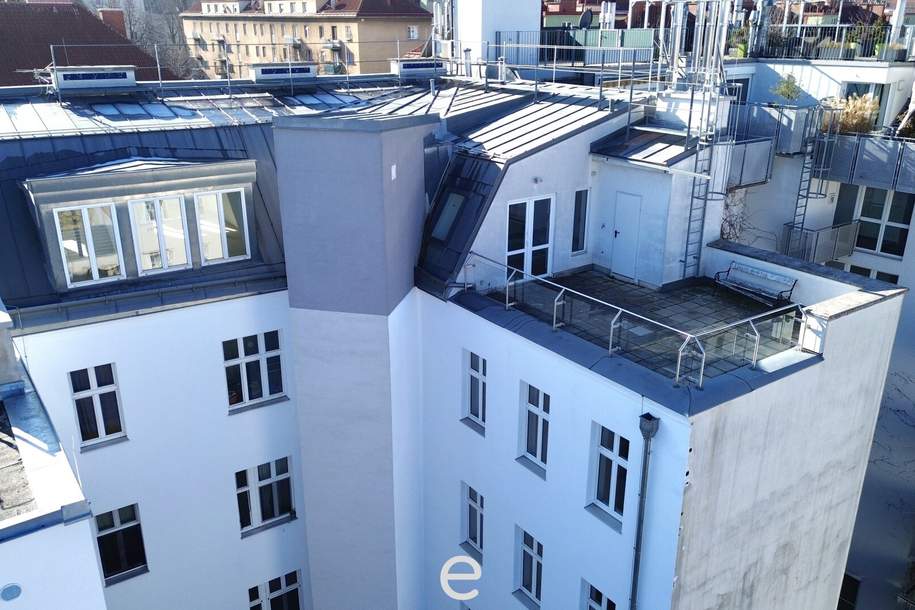 Stadtleben mit Panorama – Stilvolle Dachgeschosswohnung im Gründerzeithaus, Wohnung-kauf, 590.000,€, 1120 Wien 12., Meidling