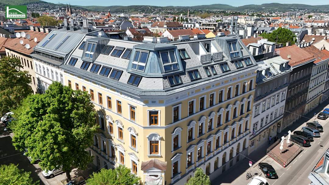 Das Hasner Palais – Hochwertige Altbau-Wohnung im 1. OG mit Lift! Sanierter Altbau nahe U6 Thaliastraße und Brunnenmarkt!