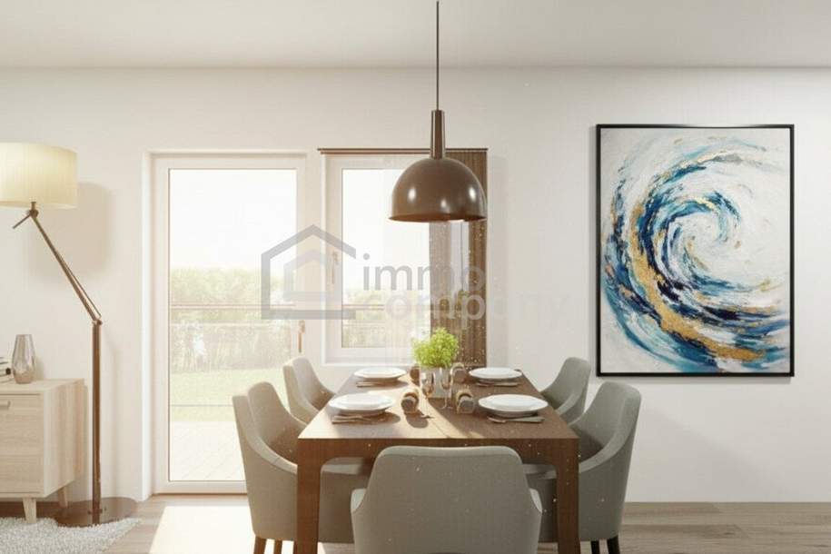 Gemeinsam statt Einsam! Wohnungen für Generation 50+ • Erstbezug • Grünruhelage / 4-Zimmer-Wohnung mit Terrasse und Garage! (Top 3 - 1.OG - 128 m² ), Wohnung-kauf, 499.000,€, 7000 Eisenstadt(Stadt)