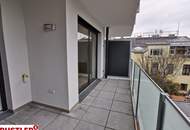 Hofseitig ausgerichtete 2-Zimmer-Wohnung mit großem Balkon und Hochbeet