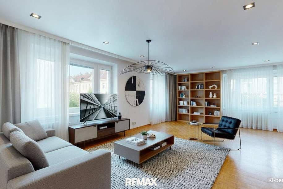 Helle, süd-west-seitige Eck-Wohnung nahe Türkenschanzpark und Gersthofer Platz, Wohnung-kauf, 425.000,€, 1180 Wien 17., Hernals