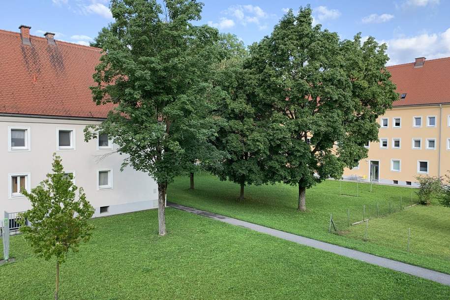 Grünes, ruhiges und idyllisches Wohnerlebnis verspricht Erholung pur - perfekt für Paare oder kleine Familien! Tolle Raumaufteilung, hell und freundlich! Sofort verfügbar!, Wohnung-miete, 602,02,€, 4400 Steyr(Stadt)