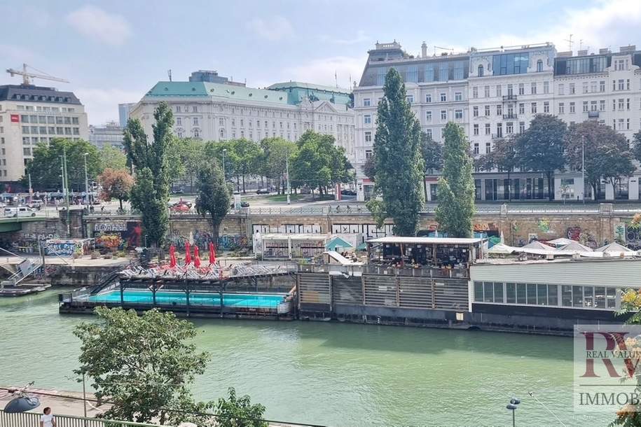 Exklusive 2-Zimmer-Residenz mit Balkon und Panoramablick über den Donaukanal, Wohnung-kauf, 450.000,€, 1090 Wien 9., Alsergrund