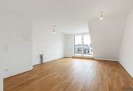 Ein Fernblicke der begeistert | ERSTBEZUG mit DACHTERRASSE | DG-Maisonette Nähe Alte Donau | Teils hofseitig | Fernwärme | TG-Stellplatz optional | Ideal für Anleger oder Eigennutzer | Nachhaltiges Projekt