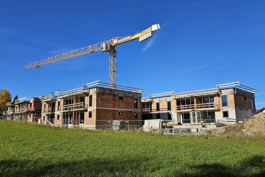 Paket - Angebot A05: Provisionsfreie 75m² Neubauwohnung im 1. OG mit 9m² Balkon und 2 TG-Plätze in Holzhäuseln!, Wohnung-kauf, 336.775,€, 4694 Gmunden