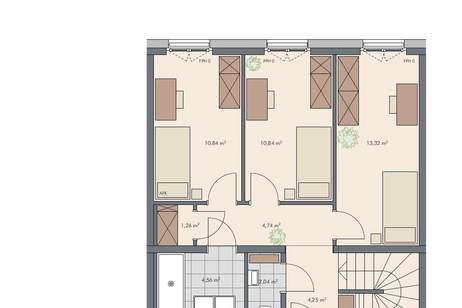 Großzügige 5-Zimmer Maisonette mit Terrasse und Garten, Wohnung-kauf, 597.000,€, 1220 Wien 22., Donaustadt
