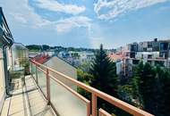 Helle Dachgeschosswohnung mit sonniger 7 m² Westterrasse und Garagenplatz in absoluter Ruhelage
