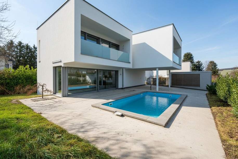 Erstbezug! Moderne Architekten-Villa mit Pool in Tulbing, Haus-kauf, 635.000,€, 3434 Tulln