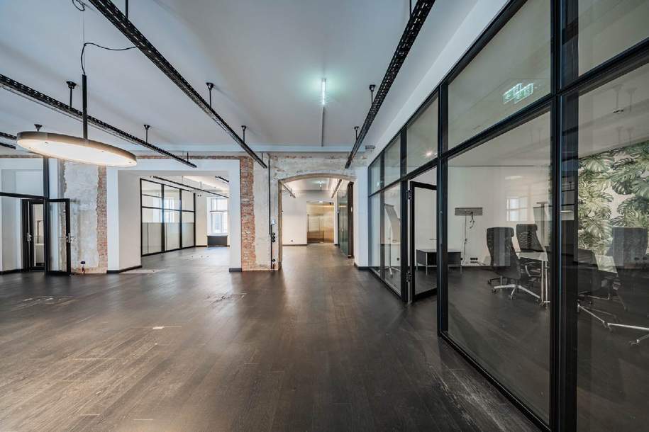 Topmodernes, loftartiges Open Space Büro auf zwei Ebenen mit Terrasse im Telegraf 7 zu mieten, Gewerbeobjekt-miete, 26.244,82,€, 1060 Wien 6., Mariahilf