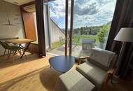 Südsteirische Weinstraße - Hochgraßnitzberg: Zweitwohnsitz! 1-Zimmer-Apartment mit Terrasse, Garten, Wellnessbereich, Fitnessraum &amp; Infinity-Pool!