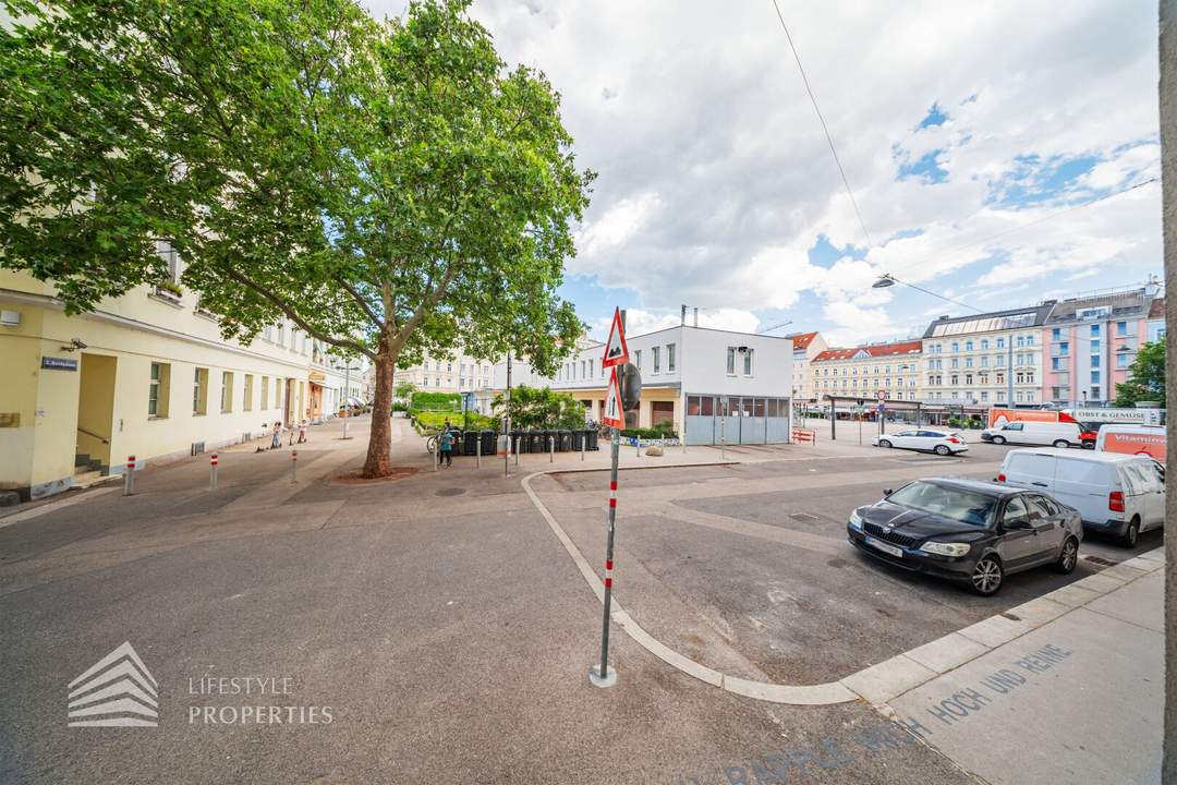 Geschäftslokal direkt am Karmelitermarkt – ca. 29 m² im historischen Wiener Stilaltbau