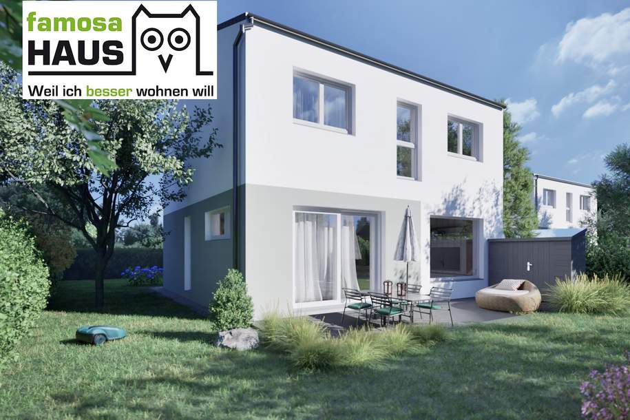 Provisionsfreies Einfamilienhaus mit 124m² Wohnfläche, 23m² Terrasse, Eigengrund und 2 Parkplätze, Haus-kauf, 483.900,€, 2460 Bruck an der Leitha