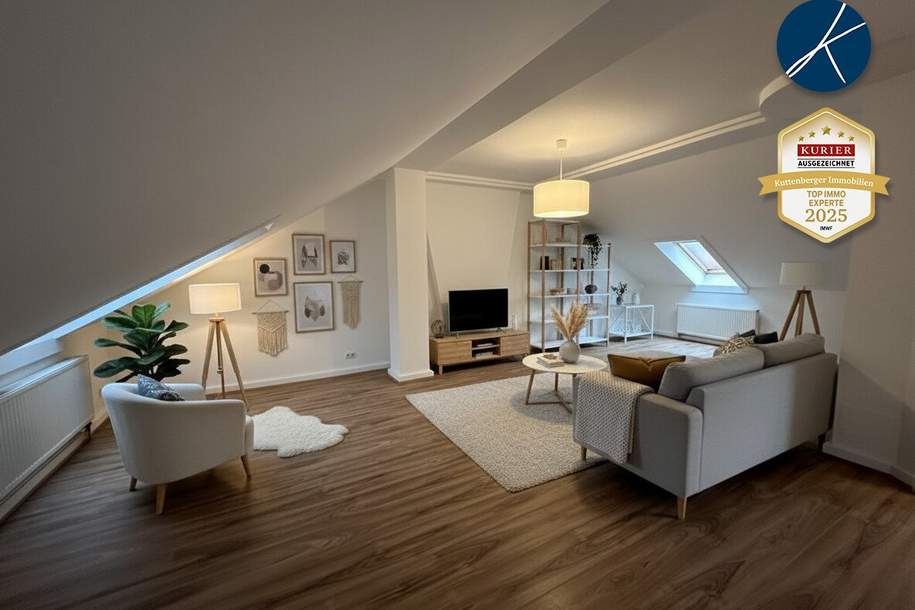 Großzügige Maisonette-Wohnung mit Parkplatz in zentraler Wohnlage, Wohnung-miete, 1.067,00,€, 3500 Krems an der Donau(Stadt)
