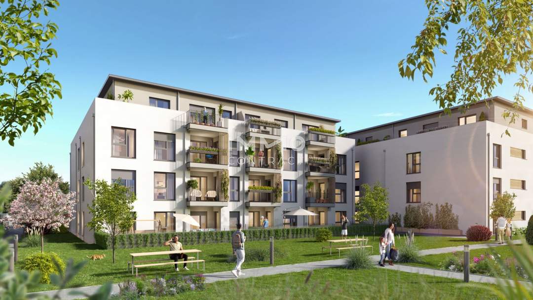 3-Zimmer Neubau großzügigen Außenbereich und Ausblick